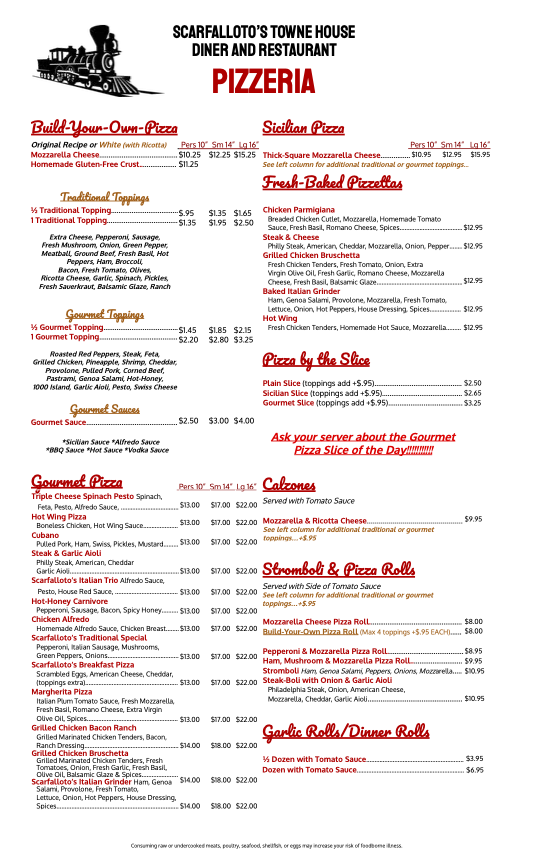 Scarfallotos Takeout Pizzeria 2026